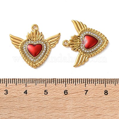 Подвески из нержавеющей стали 304 с эмалью STAS-B100-01G-01-1