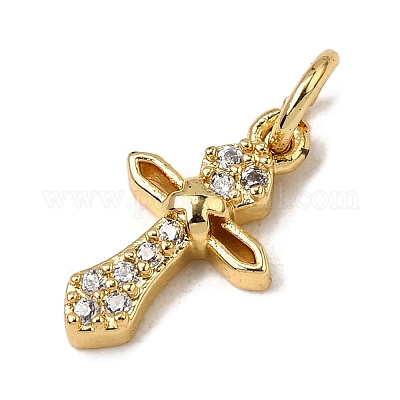 Латунные микро проложить кубического циркония подвески KK-I360-006G-01-1