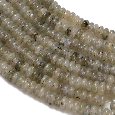 Природные лабрадорита бисер нитей G-Z110-B11-2x4mm-1