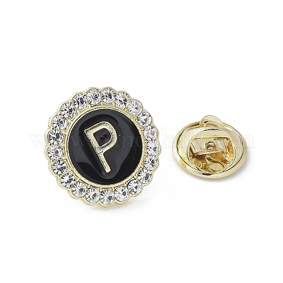 Эмалированные булавки с буквами JEWB-S042-03P-G-1