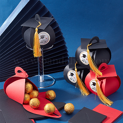 30шт 2 цвета бумажные коробки конфет CON-PH0002-52-1