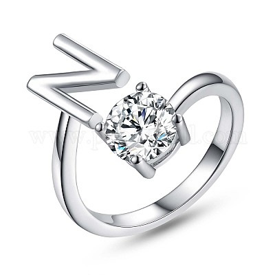 Кольцо-манжета с родиевым покрытием JR852N-1