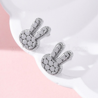 Латунь серьги EJEW-D288-12P-1