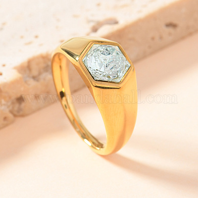 Кольца из нержавеющей стали 304 с кубическим цирконием FS-WG76F9A-13-1