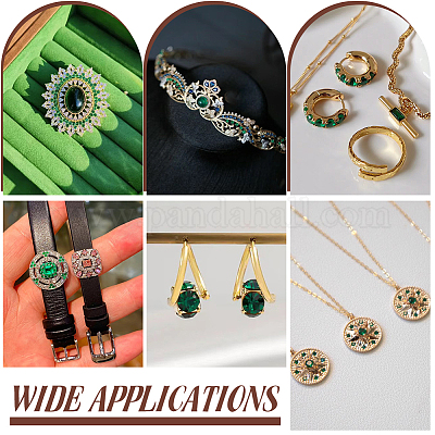 6 стиль ромбовидных кубических цирконий с заостренной задней частью кабошонов ZIRC-PH0001-37-1