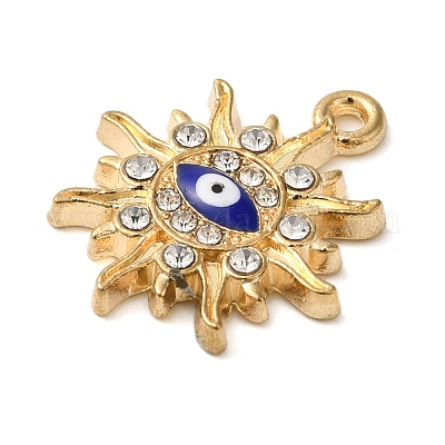 Подвески из сплава эмали и стразов X1-ENAM-U003-02G-10-1