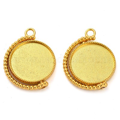 Цинк сеттингами подвески сплава кабошон&nbsp;LS-FIND-NH0001-13A-G-1