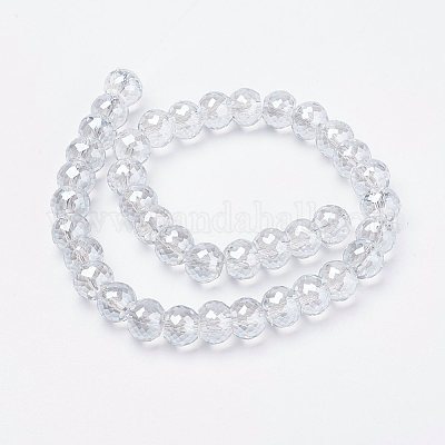 Гальванические стеклянные бусины EGLA-P027-PL03-1