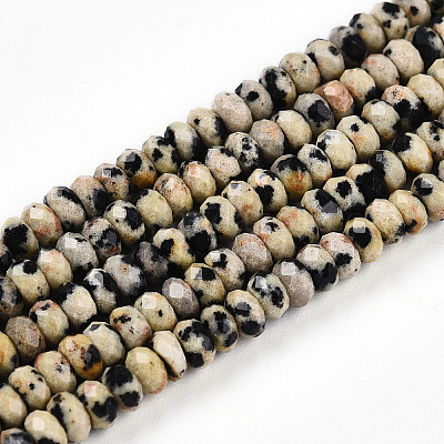 Природные яшмы далматин бисер нитей G-T141-39-1