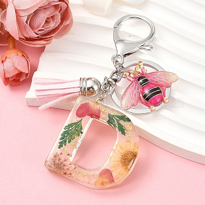 Брелок с кисточкой из смолы KEYC-YW00125-04-1