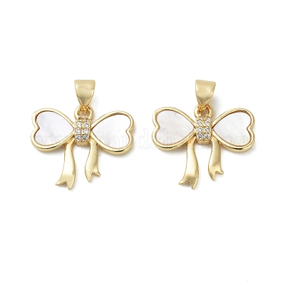 Латунные микро проложить кубического циркония подвески KK-D384-06G-02-1