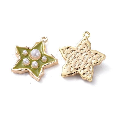 Латунь эмаль подвески KK-I661-03G-E-1