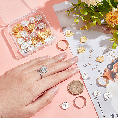 Набор для самостоятельного изготовления кольца с заглавной буквой алфавита STAS-NB0001-88-1