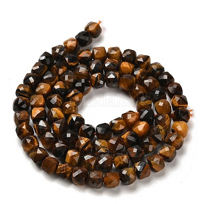 Природных тигровый глаз бисер нитей&nbsp;LS-G-B107-B02-02-1