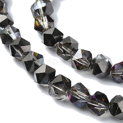 Гальванические стеклянные бусины X-EGLA-L018-B-AB01-1