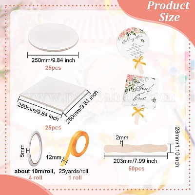 Набор для самостоятельного изготовления ручных вентиляторов для гостиной DIY-OC0011-06-1