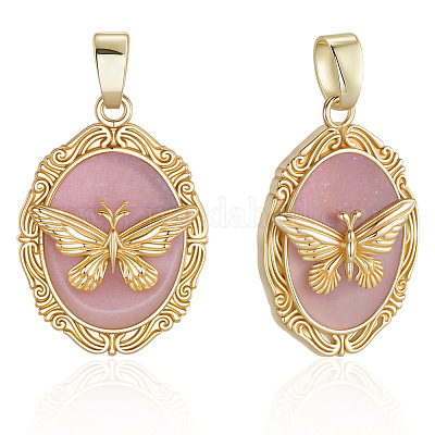 Кулоны с эмалью из латуни KK-BBC0020-53-1