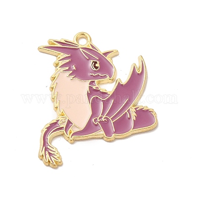 Подвески из эмали и сплава ENAM-A143-10KCG-03-1