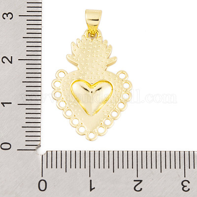 Подвески из латуни с эмалью в стойку KK-P269-08G-03-1