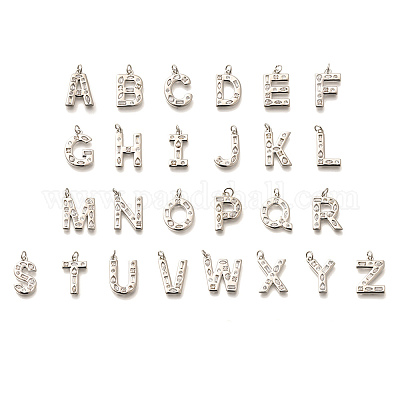 Латунные микропаве прозрачные подвески с фианитом KK-G521-01P-1