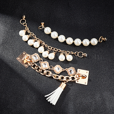 3 шт. 3 стиля сплава цепи для самодельных брелоков MOBA-AR0001-01-1