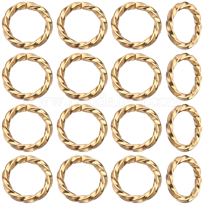 100 шт. латунные открытые кольца для прыжков KK-CN0002-53-1
