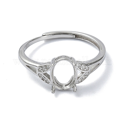 Регулируемые 925 элемент из стерлингового серебра STER-K179-36P-1