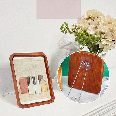 Настольные подставки для фоторамок из нержавеющей стали AJEW-WH0695-013P-1