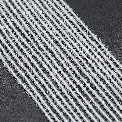 Натуральные бусины из белого топаза G-G914-2mm-13-1