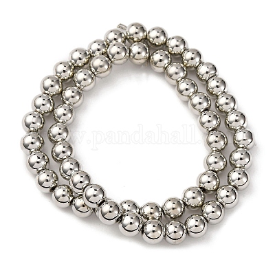 Стеклянные бусины с гальваническим покрытием  EGLA-H109-07E-1