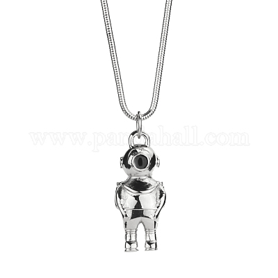 Милые подвески-космонавты из хирургической нержавеющей стали 316 для ежедневного ношения у женщин AD9649-1-1
