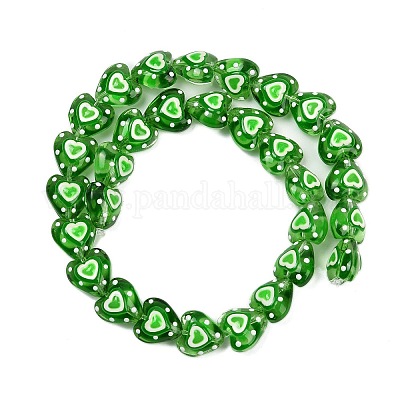 Бусы лэмпворк ручной работы LAMP-R004-06A-07-1