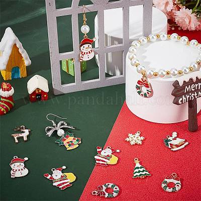 Подвески из сплава эмали 40шт 20 стиля ENAM-SC0003-61-1