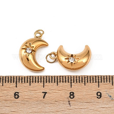 Нержавеющая сталь 304 с подвесками из прозрачного кубического циркония STAS-G364-07G-1