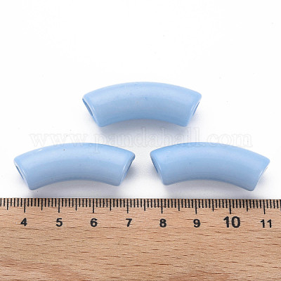 Непрозрачные акриловые бусины MACR-S372-001B-14-4121-1