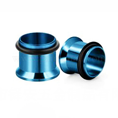 316 хирургическая нержавеющая сталь винт ушные калибры плоть туннели заглушки X-STAS-YWC0001-01D-BL-1