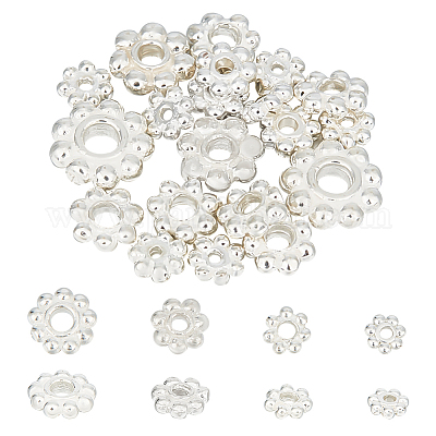 20 шт. 4 стиля 925 бусины-разделители из стерлингового серебра STER-GO0001-19-1