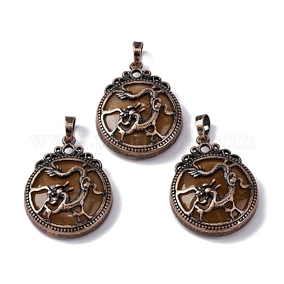 Натуральный красный авантюрин подвески G-A241-02R-11-1