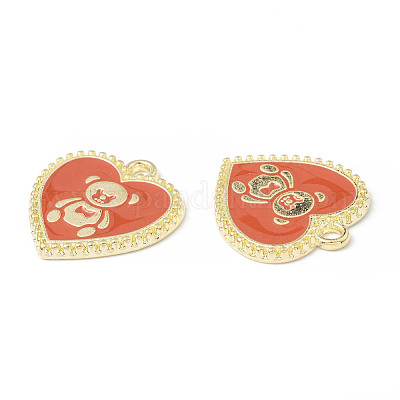 Подвески из эмали и сплава ENAM-G212-06G-02-1