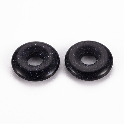 Синтетический синий авантюрин подвески G-T122-66H-1