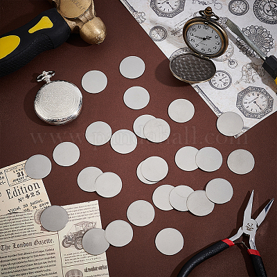 40 шт. кабошоны из нержавеющей стали 304 STAS-UN0056-64-1