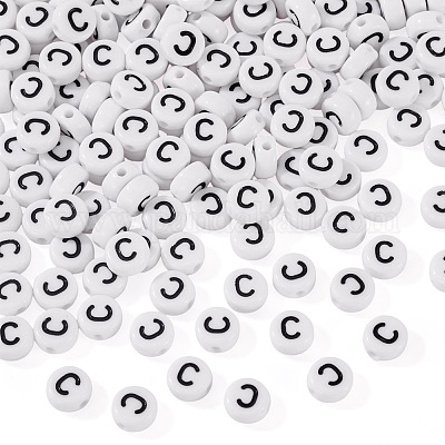 500шт акриловые бусины&nbsp;SACR-TA0001-55C-1