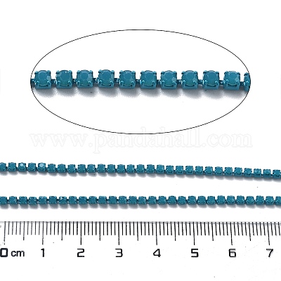 Железная цепочка для стеклянной чашки со стразами CH-U001-01C-1