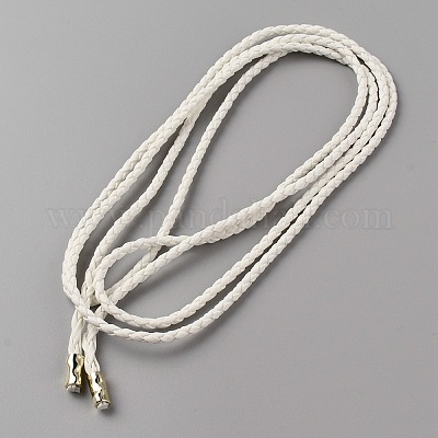 Ремень с плетеной цепочкой из искусственной кожи AJEW-WH0314-199A-1