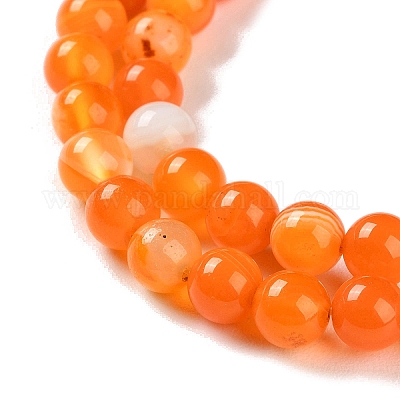 Натуральные полосатые агатовые / полосатые агатовые бусинки G-Z060-A01-A03-1