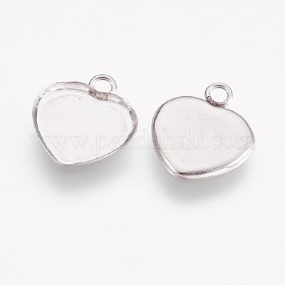 Подвеска-кабошон из нержавеющей стали 304 STAS-I097-055-04P-1