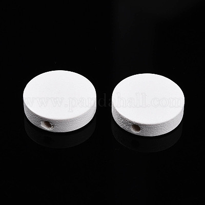 Расписные бусы из натурального дерева WOOD-WH0038-35A-02-1