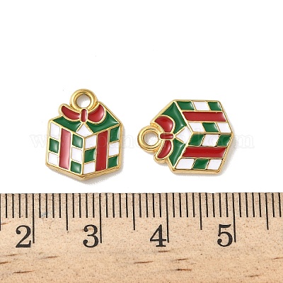 Подвески из нержавеющей стали 304 с эмалью STAS-L300-012G-09-1