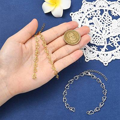 2шт латунный конец с цепями&nbsp;AJEW-CJ00012-1