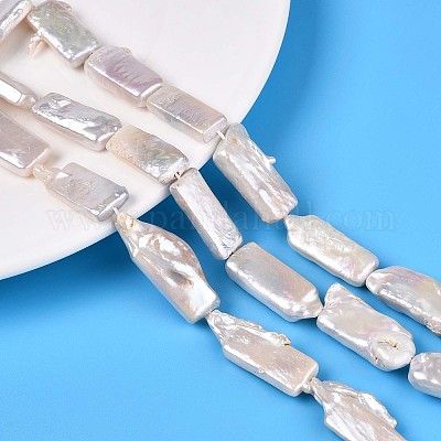 Природные Кеши жемчуг пряди PEAR-S020-D03-1